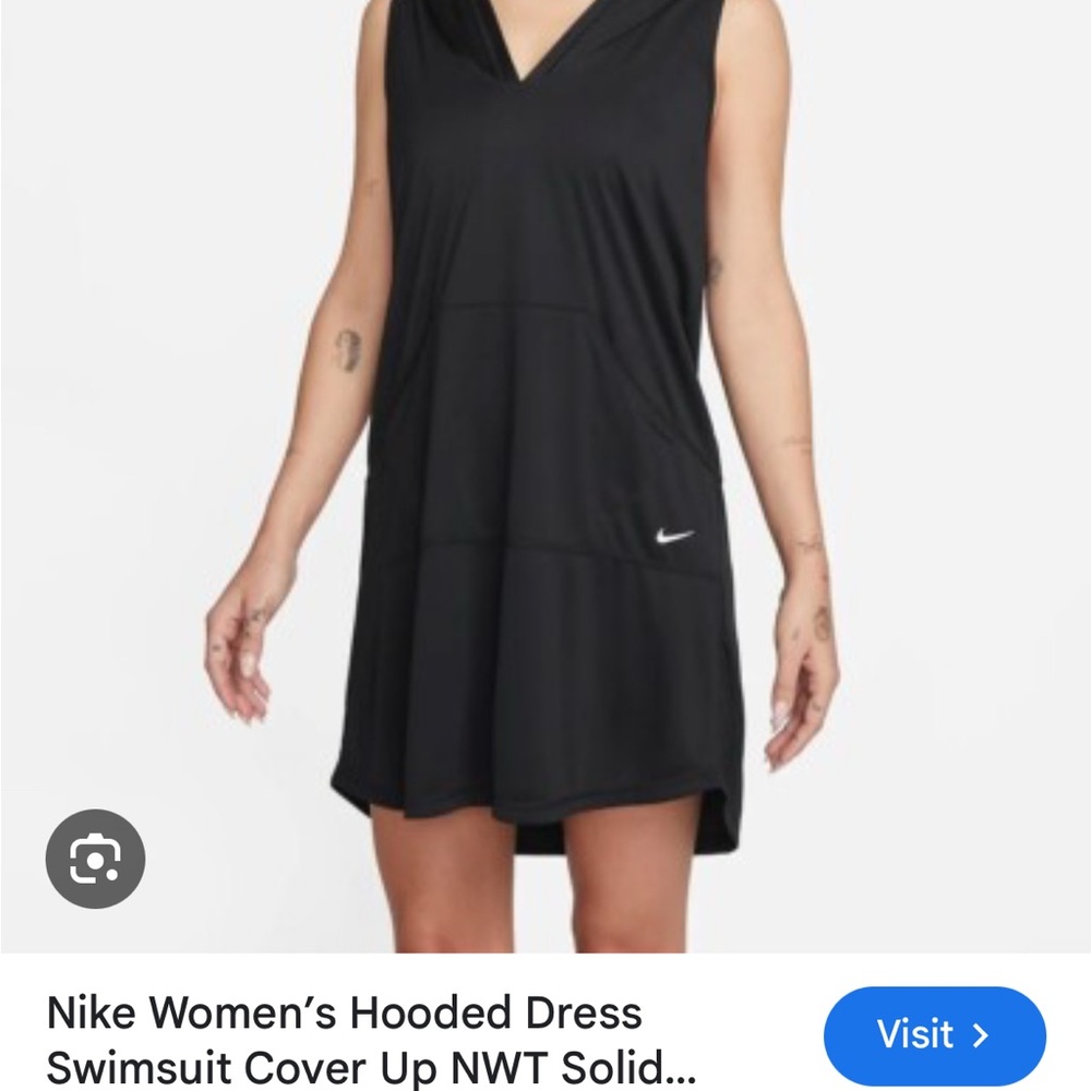 Nike Black Swim cover up
